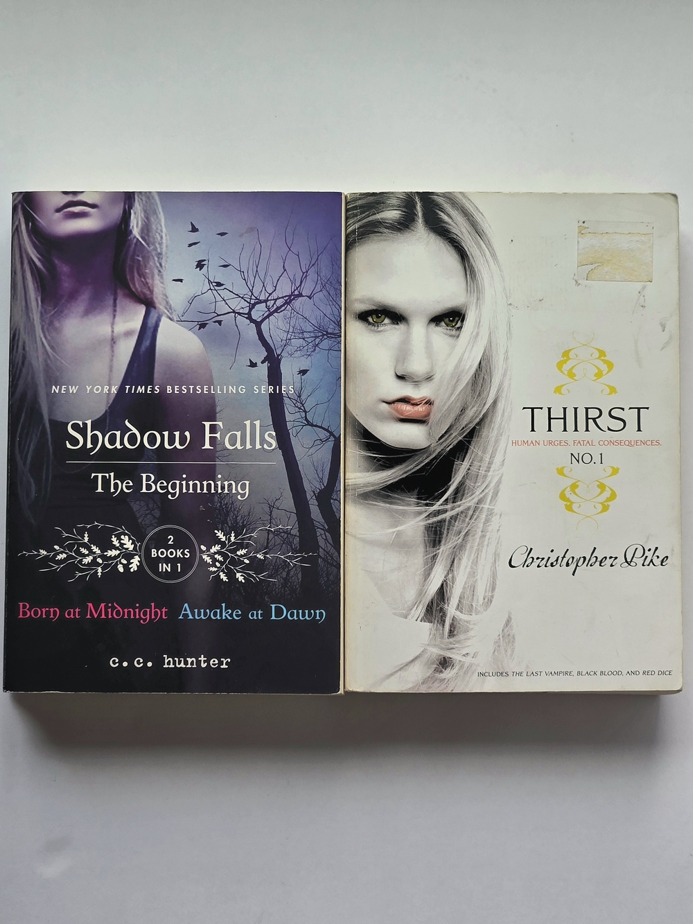 YA Supernatural Vampire Book Bundle Shadow Falls The Beginning / Thirst No 1